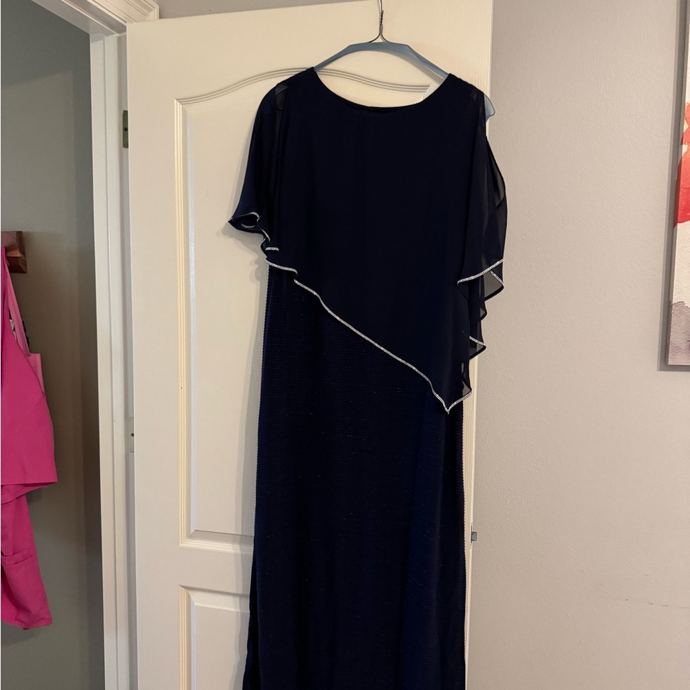 Elegant Navy Blue Dress